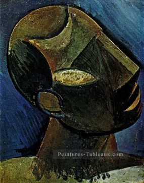  Picasso Tableaux - Tete d Man 1913 cubiste Pablo Picasso